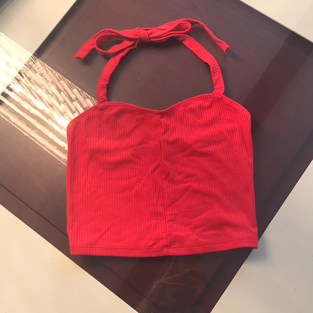 Pacsun Red Tie CropTop